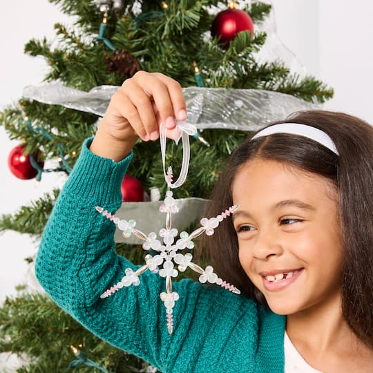 Creativity for Kids® Beaded Snowflake Ornaments